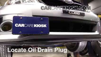2013 Subaru Impreza WRX 2.5L 4 Cyl. Turbo Wagon Aceite Cambiar aceite y filtro de aceite